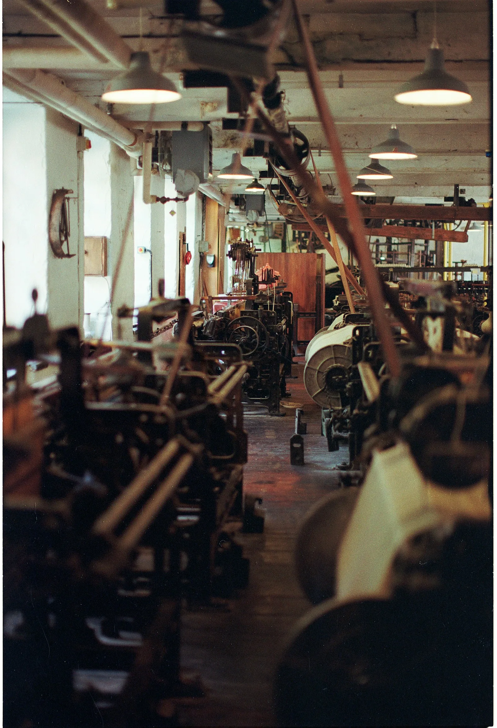 Upholstery sewing work in a sofa factory